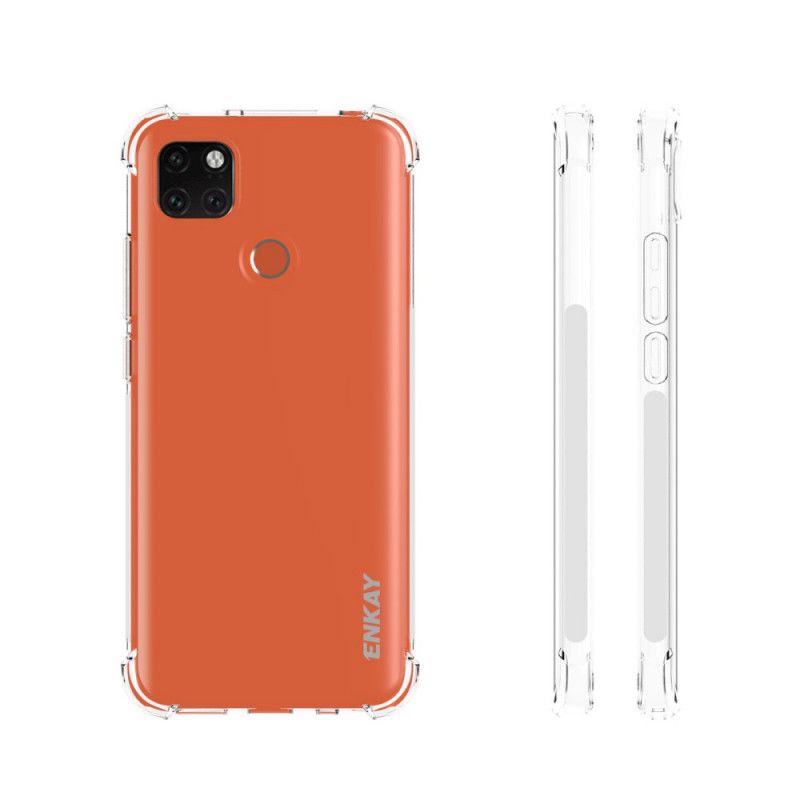 Cover Xiaomi Redmi 9C Mobilcover Enkay Shell Og Hærdet Glas Combo