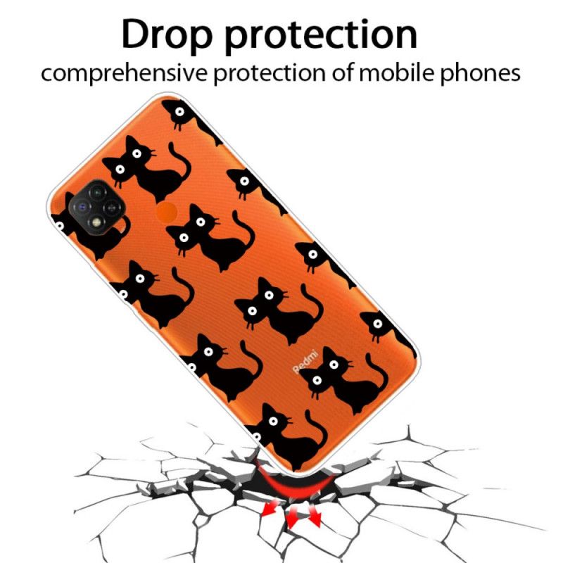 Cover Xiaomi Redmi 9C Mobilcover Flere Sorte Katte