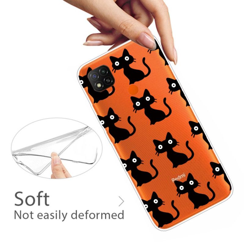 Cover Xiaomi Redmi 9C Mobilcover Flere Sorte Katte