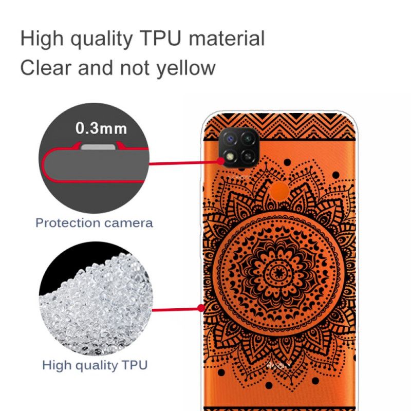 Cover Xiaomi Redmi 9C Mobilcover Sublim Mandala