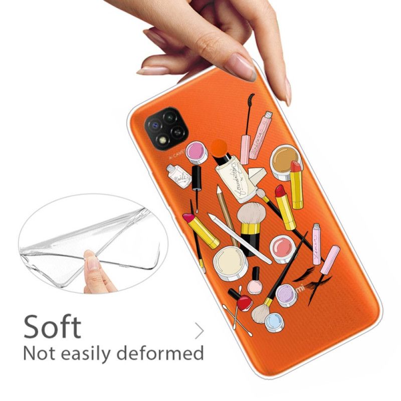 Cover Xiaomi Redmi 9C Mobilcover Top Makeup