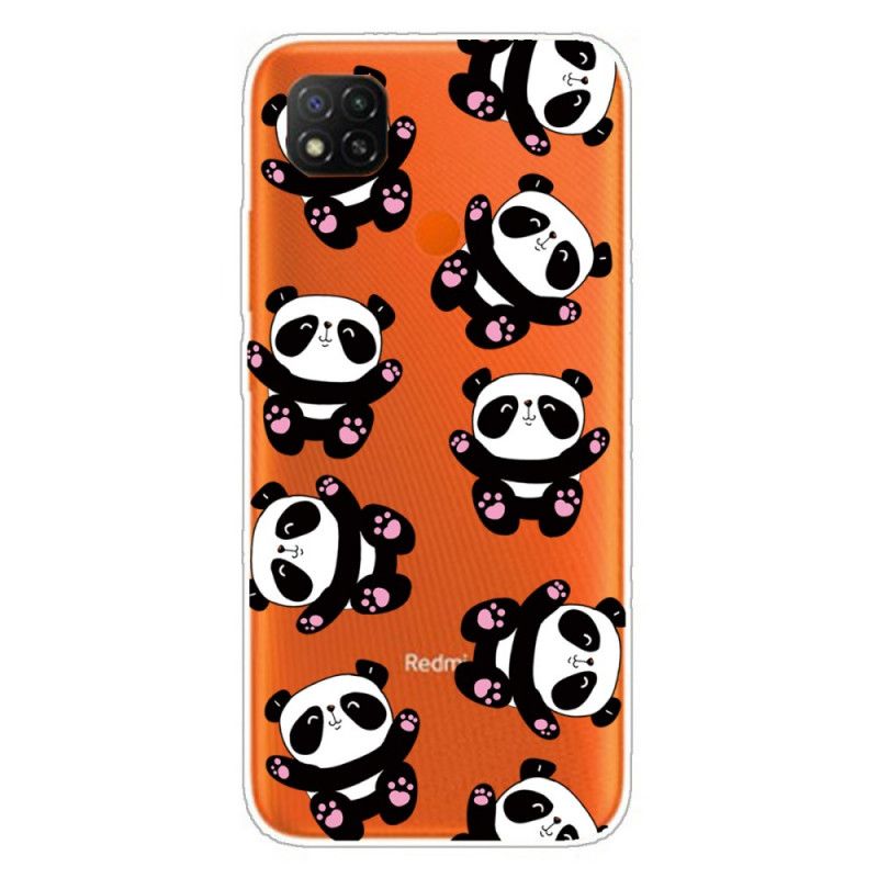 Cover Xiaomi Redmi 9C Mobilcover Top Sjove Pandaer