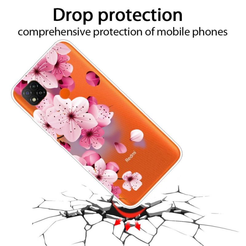 Cover Xiaomi Redmi 9C Premium Blomster Original