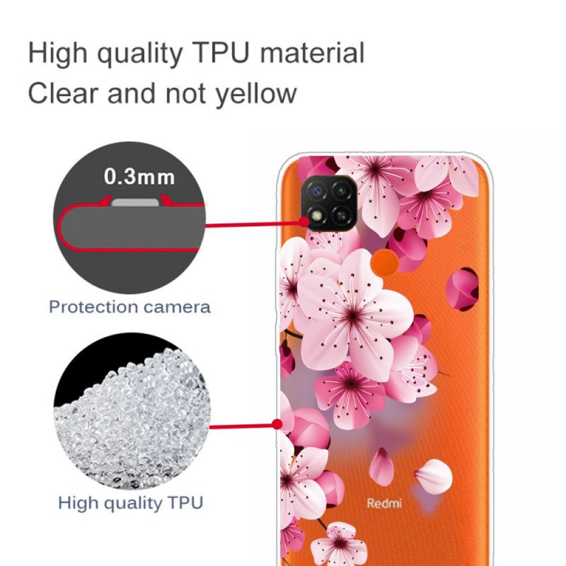 Cover Xiaomi Redmi 9C Premium Blomster Original