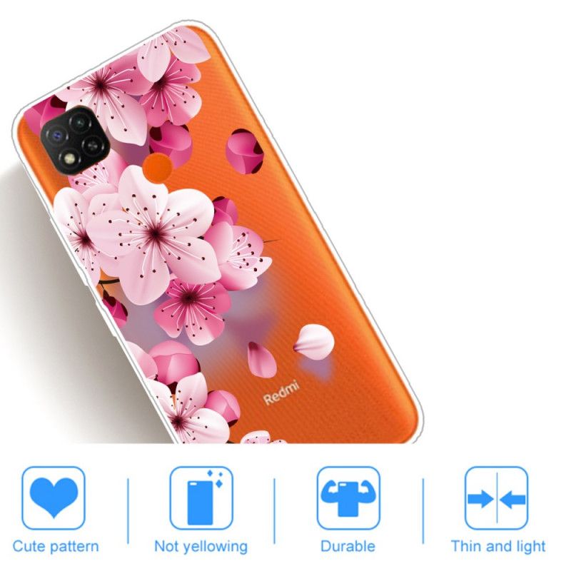 Cover Xiaomi Redmi 9C Premium Blomster Original