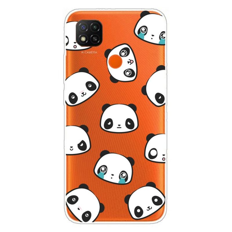 Cover Xiaomi Redmi 9C Sentimentale Pandaer