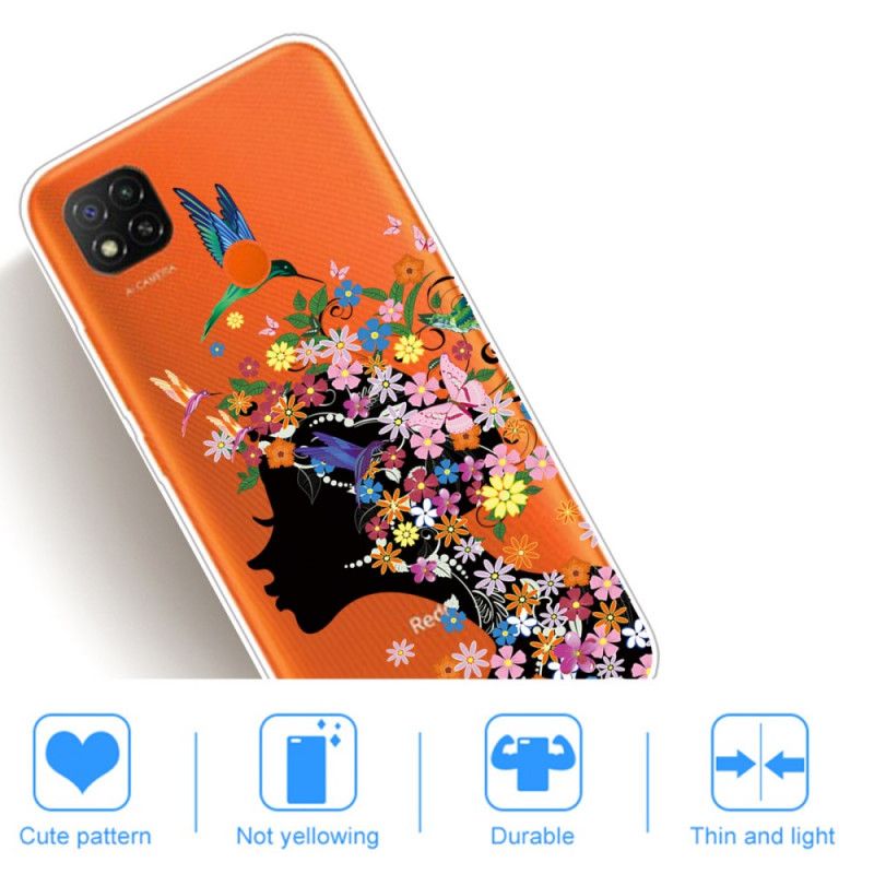 Cover Xiaomi Redmi 9C Smukt Blomsterhoved