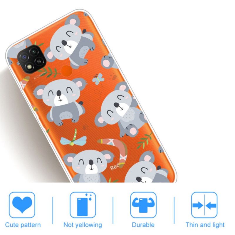 Cover Xiaomi Redmi 9C Søde Koalaer Beskyttelse