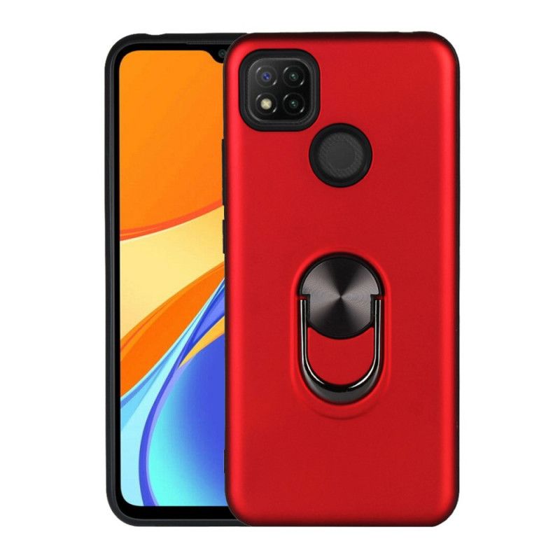 Cover Xiaomi Redmi 9C Sort Aftagelig Med Støttering