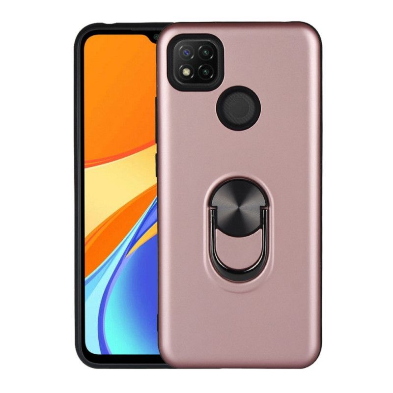 Cover Xiaomi Redmi 9C Sort Aftagelig Med Støttering