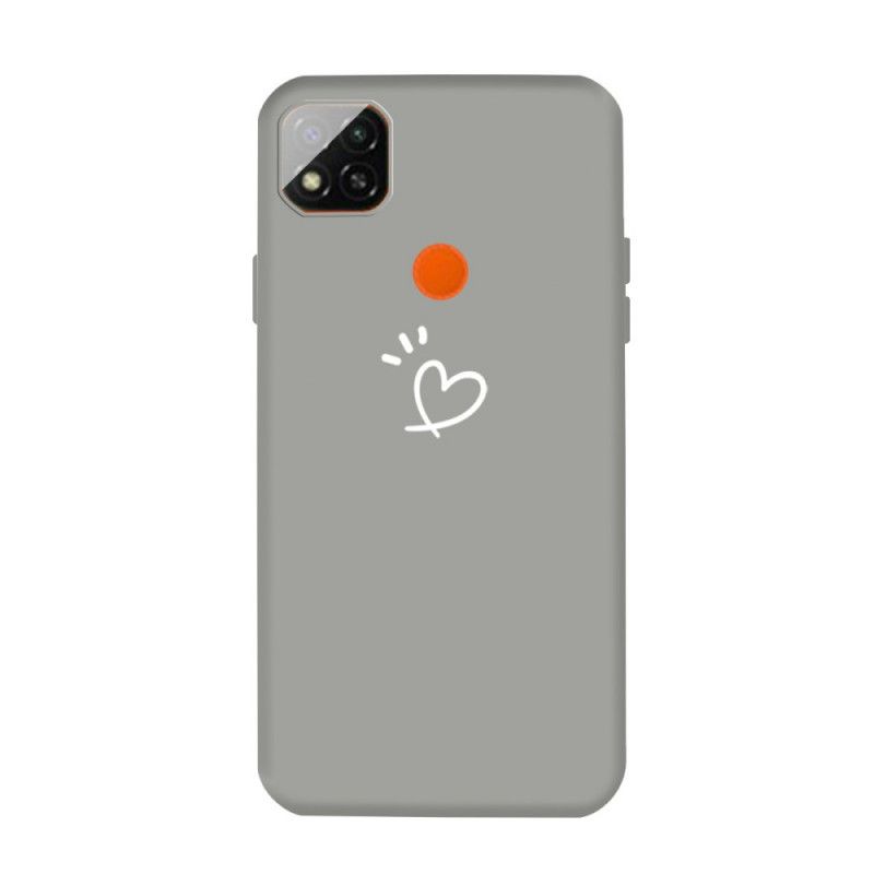 Cover Xiaomi Redmi 9C Sort Bankende Hjertesilikone