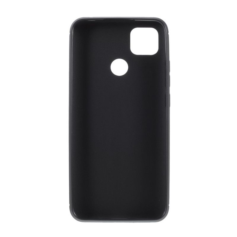 Cover Xiaomi Redmi 9C Sort Enkelt Fleksibelt Kulfiber Beskyttelse