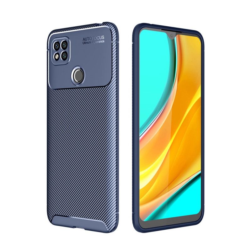 Cover Xiaomi Redmi 9C Sort Fleksibel Kulfiber