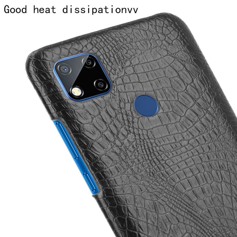 Cover Xiaomi Redmi 9C Sort Krokodillehudstil Original