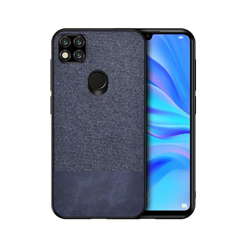 Cover Xiaomi Redmi 9C Sort Kunststof Læder Bidestruktur