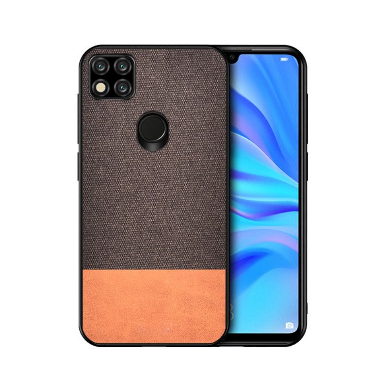 Cover Xiaomi Redmi 9C Sort Kunststof Læder Bidestruktur