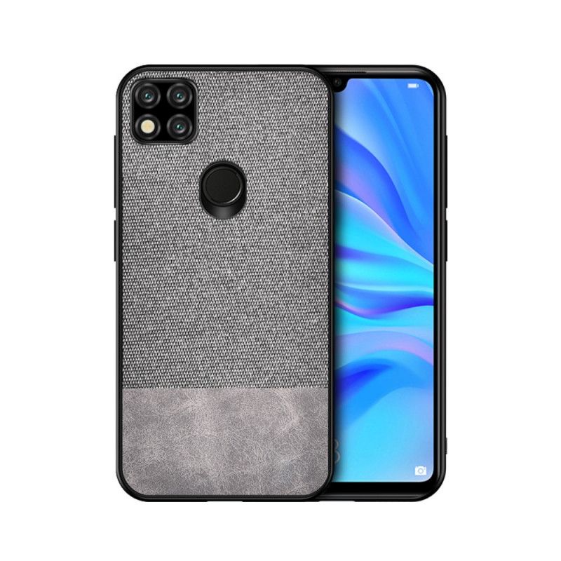 Cover Xiaomi Redmi 9C Sort Kunststof Læder Bidestruktur