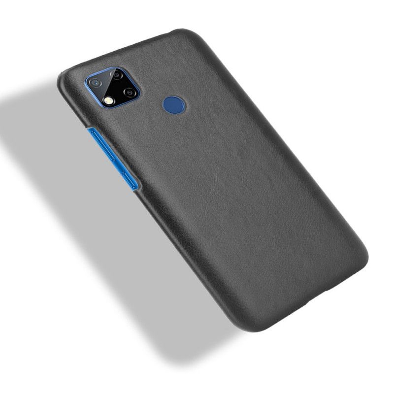 Cover Xiaomi Redmi 9C Sort Lychee-Lædereffekt