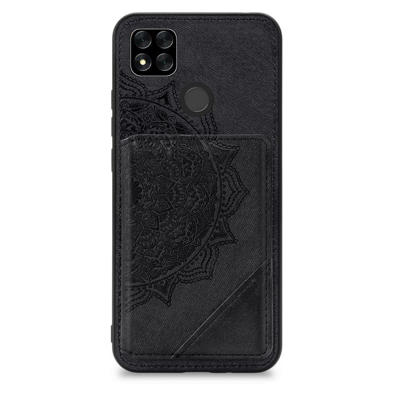 Cover Xiaomi Redmi 9C Sort Multifunktionelt Mandala Design