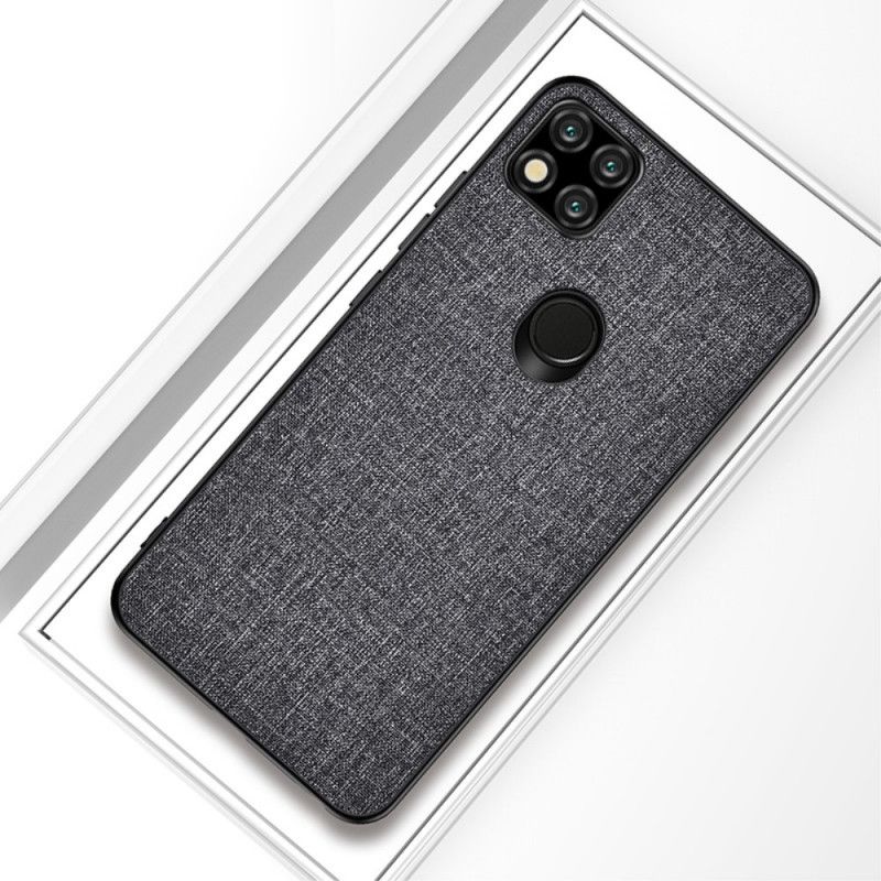 Cover Xiaomi Redmi 9C Sort Tekstur Af Stof