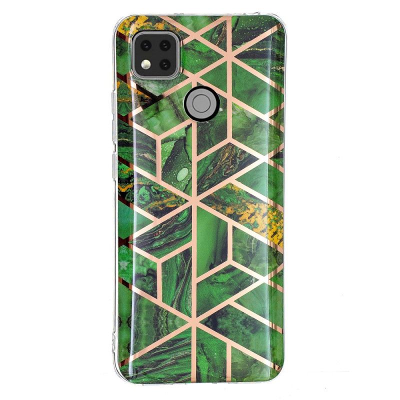 Cover Xiaomi Redmi 9C Sort Ultra Designer Marmor