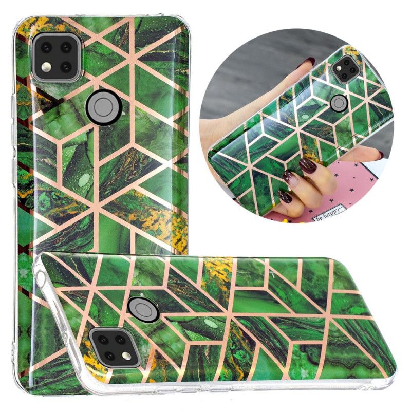 Cover Xiaomi Redmi 9C Sort Ultra Designer Marmor