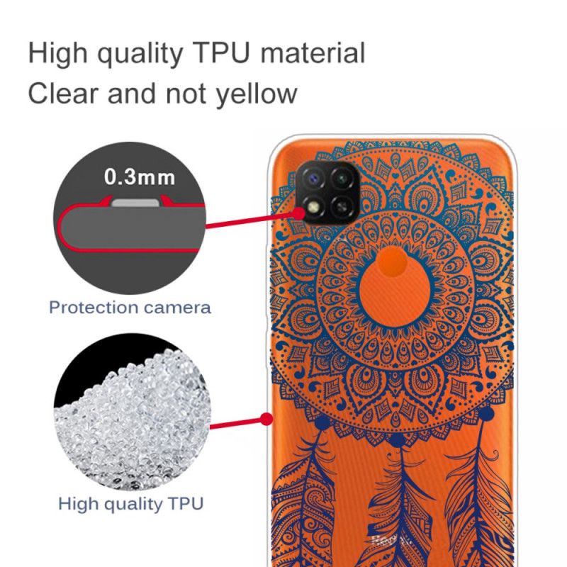 Cover Xiaomi Redmi 9C Unik Blomstermandala