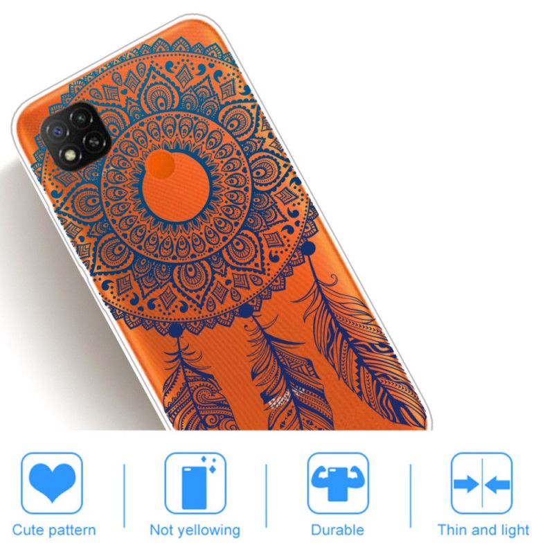 Cover Xiaomi Redmi 9C Unik Blomstermandala