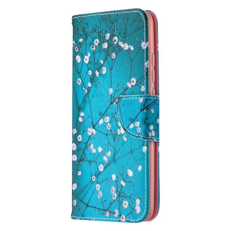 Flip Cover Læder for Xiaomi Redmi 9C Blomstrende Træ