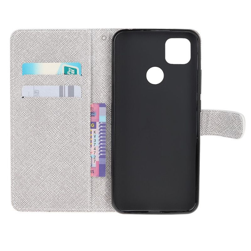 Flip Cover Læder for Xiaomi Redmi 9C Funky G-Streng Katte