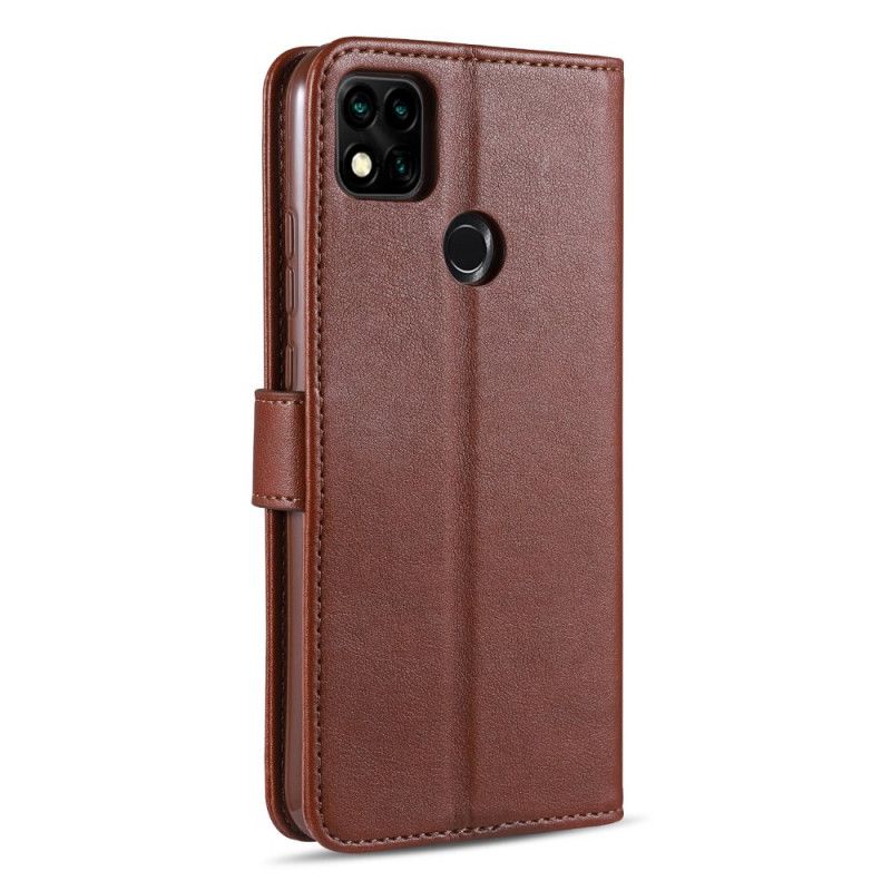 Flip Cover Læder for Xiaomi Redmi 9C Sort Imiteret Læder Azns