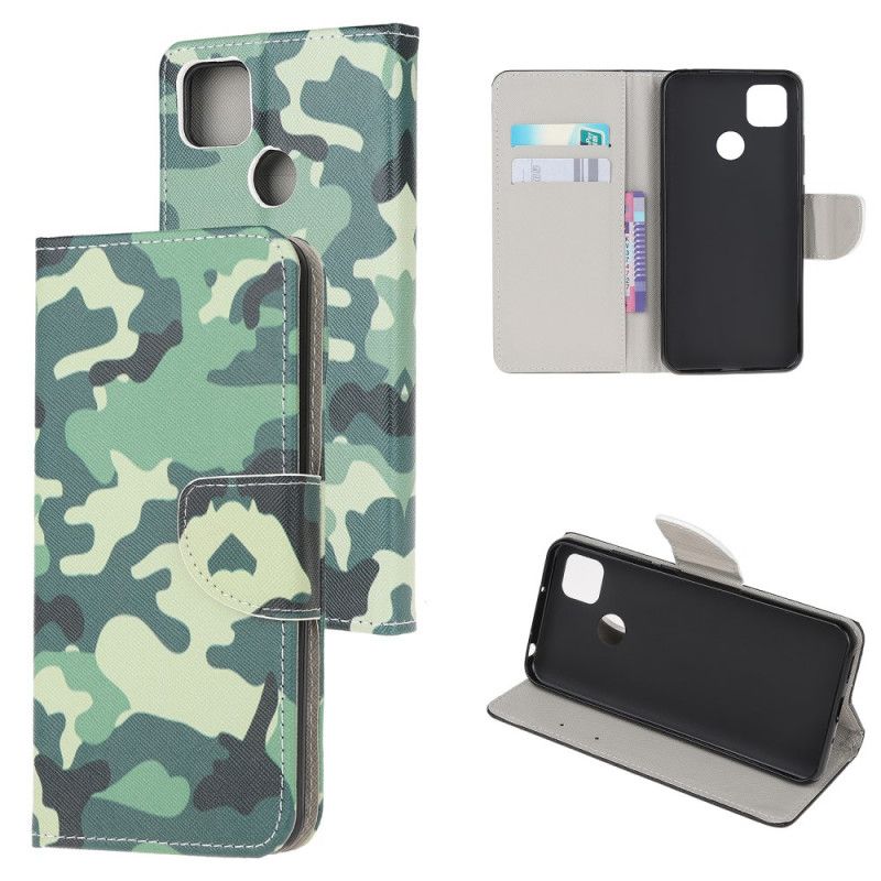 Flip Cover Læder Xiaomi Redmi 9C Camouflage