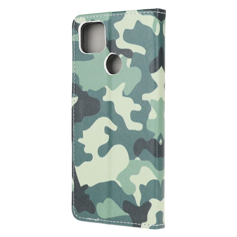 Flip Cover Læder Xiaomi Redmi 9C Camouflage