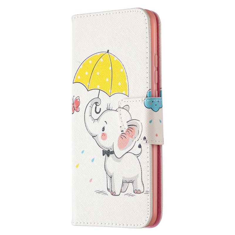 Flip Cover Læder Xiaomi Redmi 9C Elefant