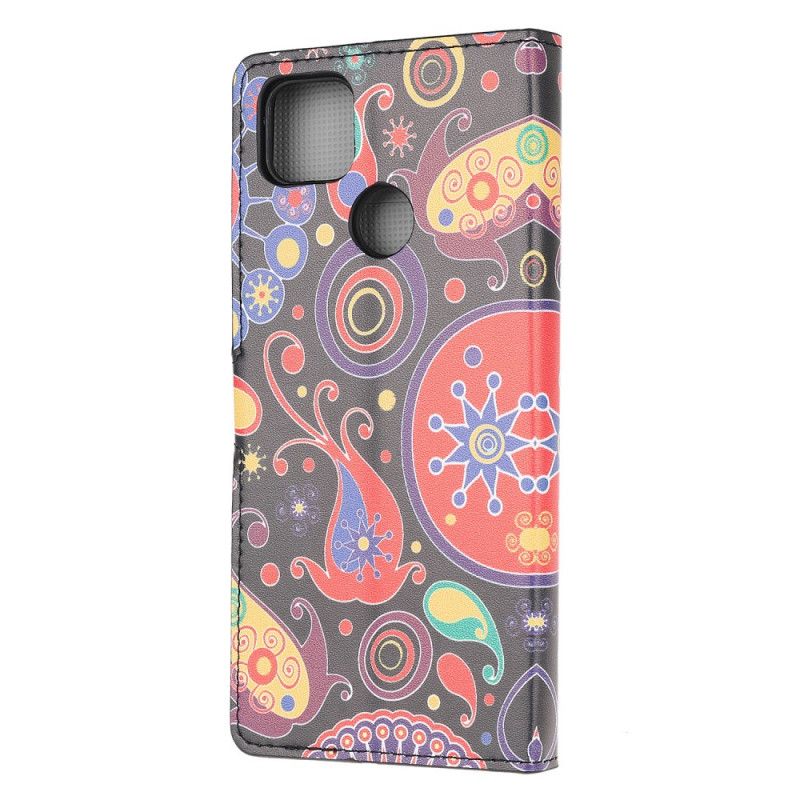 Flip Cover Læder Xiaomi Redmi 9C Galakse Design