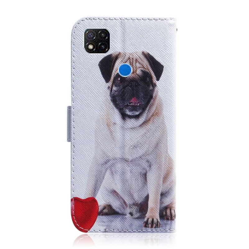 Flip Cover Læder Xiaomi Redmi 9C Mops Hund