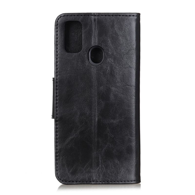 Flip Cover Læder Xiaomi Redmi 9C Sort Magnetisk Klap Original