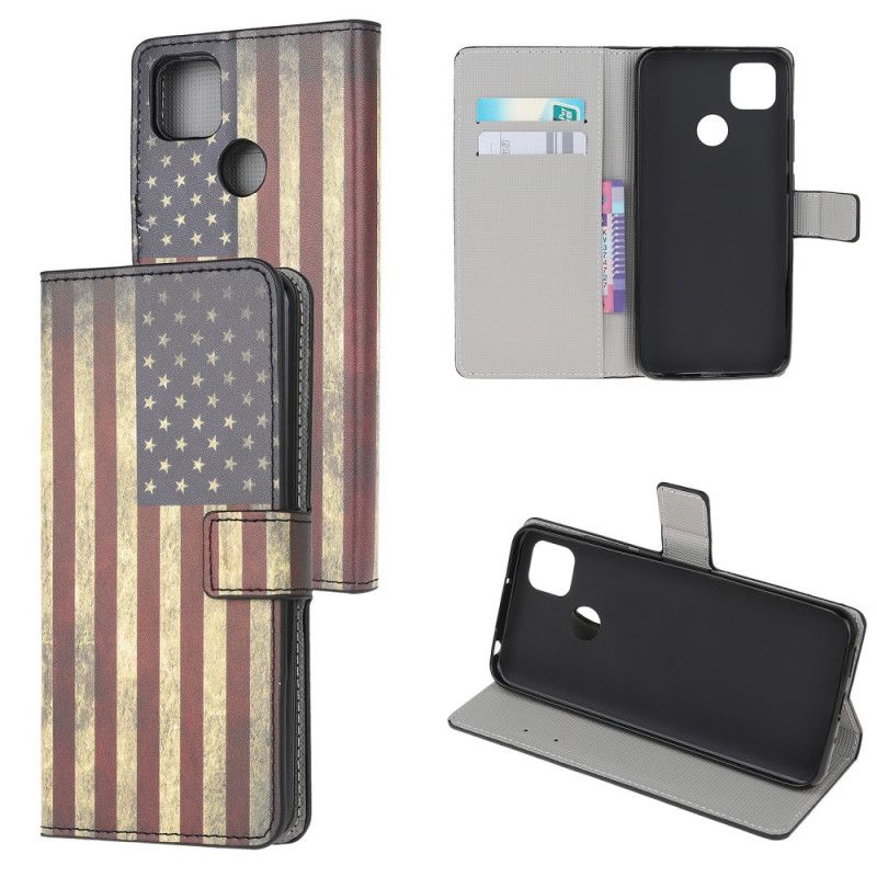 Flip Cover Xiaomi Redmi 9C Mobilcover Amerikansk Flag