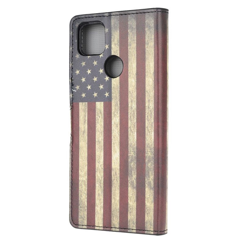 Flip Cover Xiaomi Redmi 9C Mobilcover Amerikansk Flag