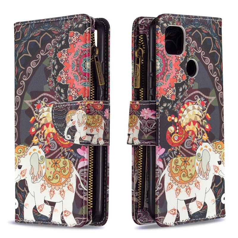 Flip Cover Xiaomi Redmi 9C Mobilcover Elefant Lynlåslomme