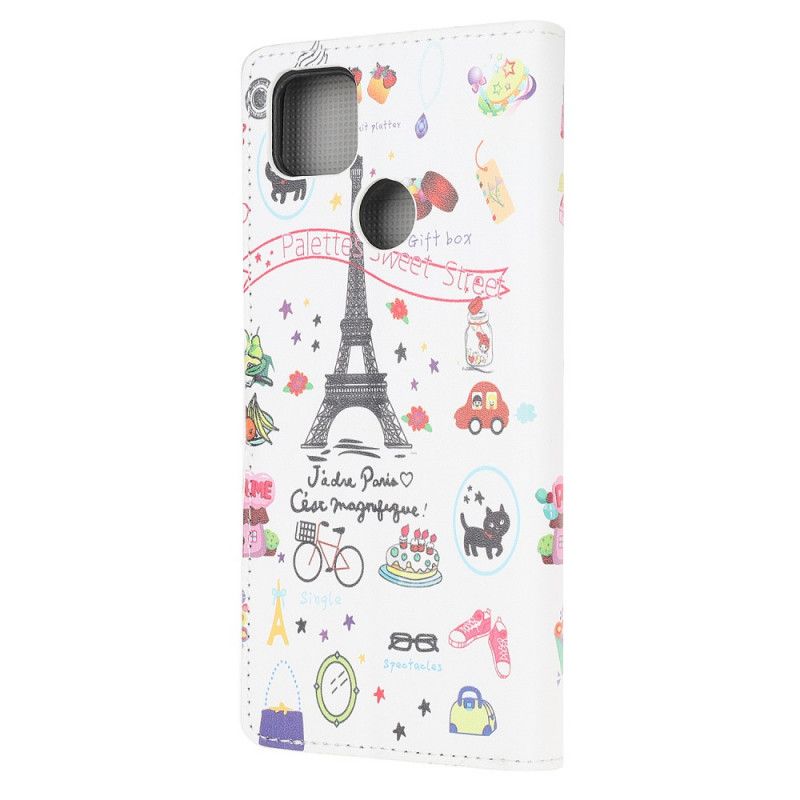 Flip Cover Xiaomi Redmi 9C Mobilcover Jeg Elsker Paris