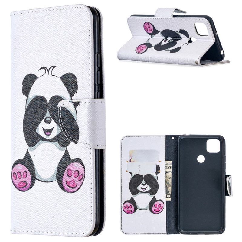 Flip Cover Xiaomi Redmi 9C Mobilcover Sjov Panda