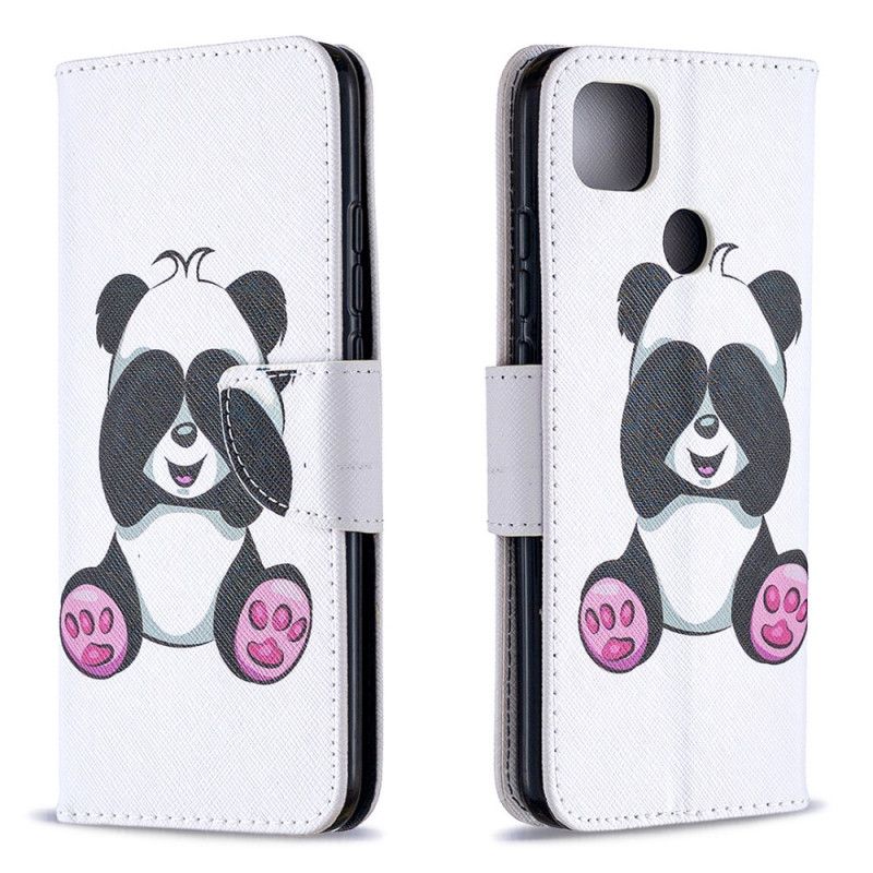 Flip Cover Xiaomi Redmi 9C Mobilcover Sjov Panda