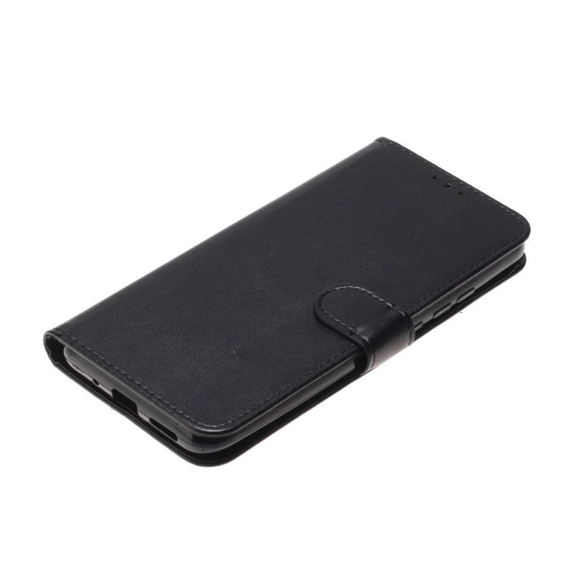 Flip Cover Xiaomi Redmi 9C Sort Mobilcover Serie I Massiv Farve