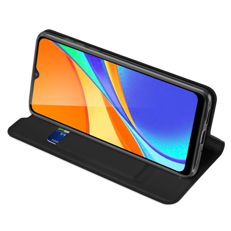 Læder Cover for Xiaomi Redmi 9C Sort Dux Ducis Pro Serie Hud