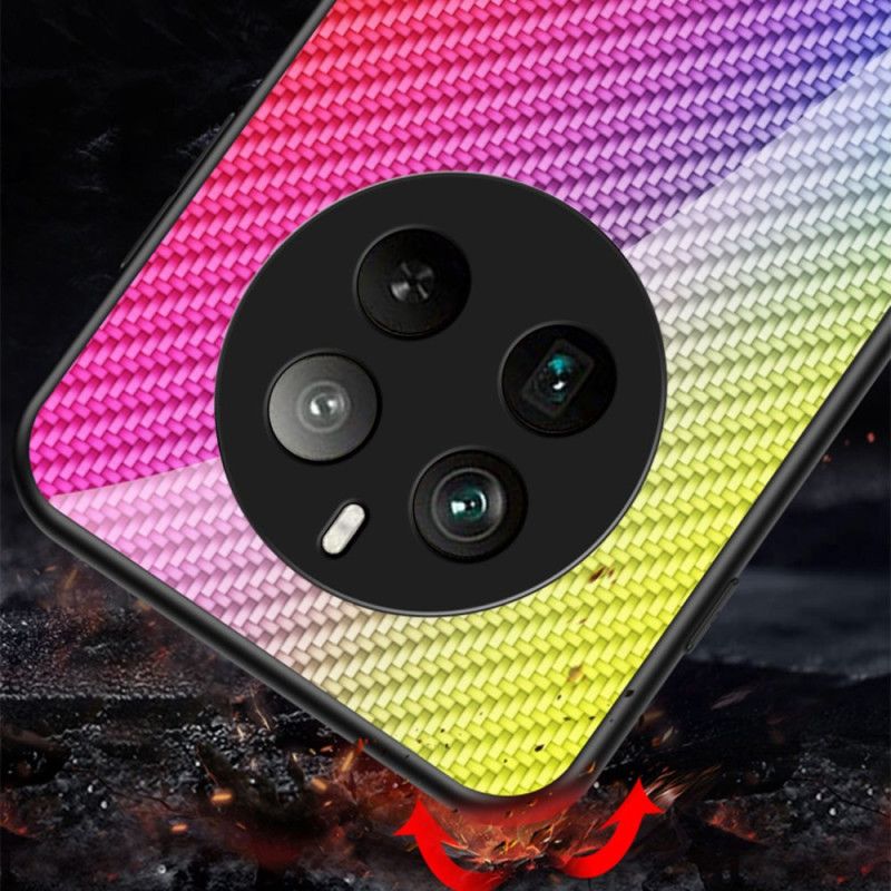 Cover Realme 12 Pro / 12 Pro Plus Kulfiber Hærdet Glas