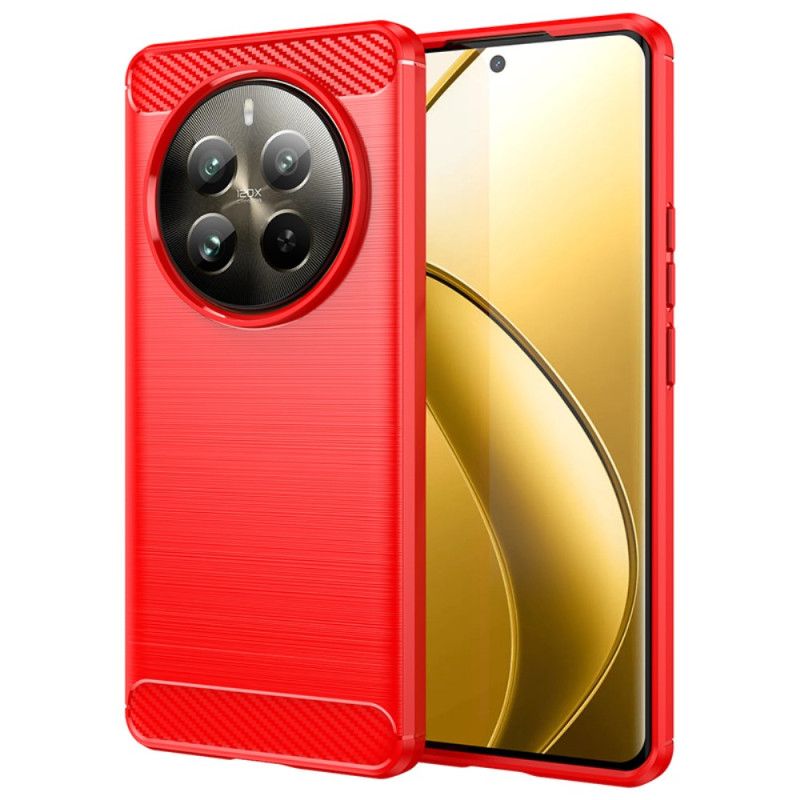 Cover Realme 12 Pro / 12 Pro Plus Telefon Etui Børstet Kulfiber