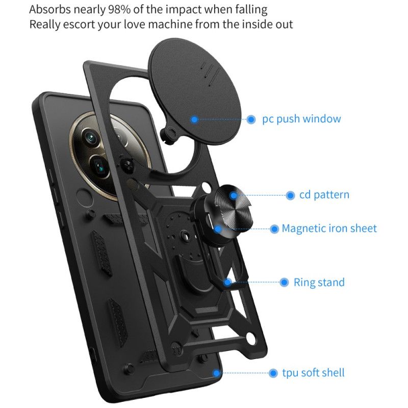 Cover Realme 12 Pro / 12 Pro Plus Telefon Etui Støttering Lens Cover