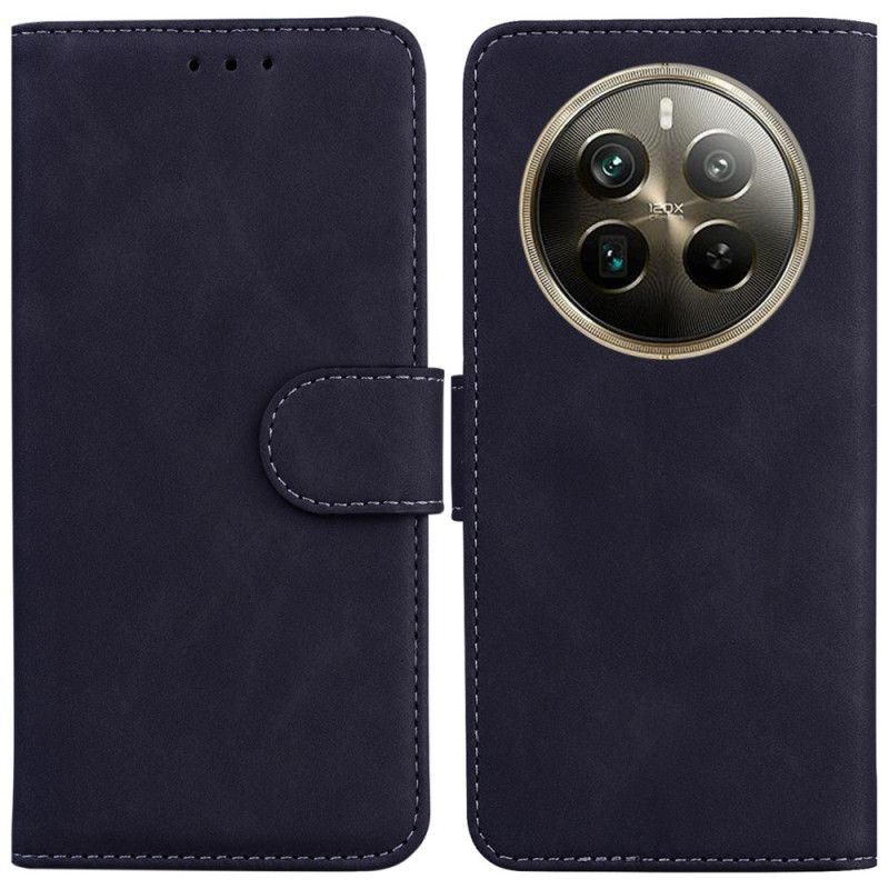 Flip Cover Realme 12 Pro / 12 Pro Plus Lædereffekt