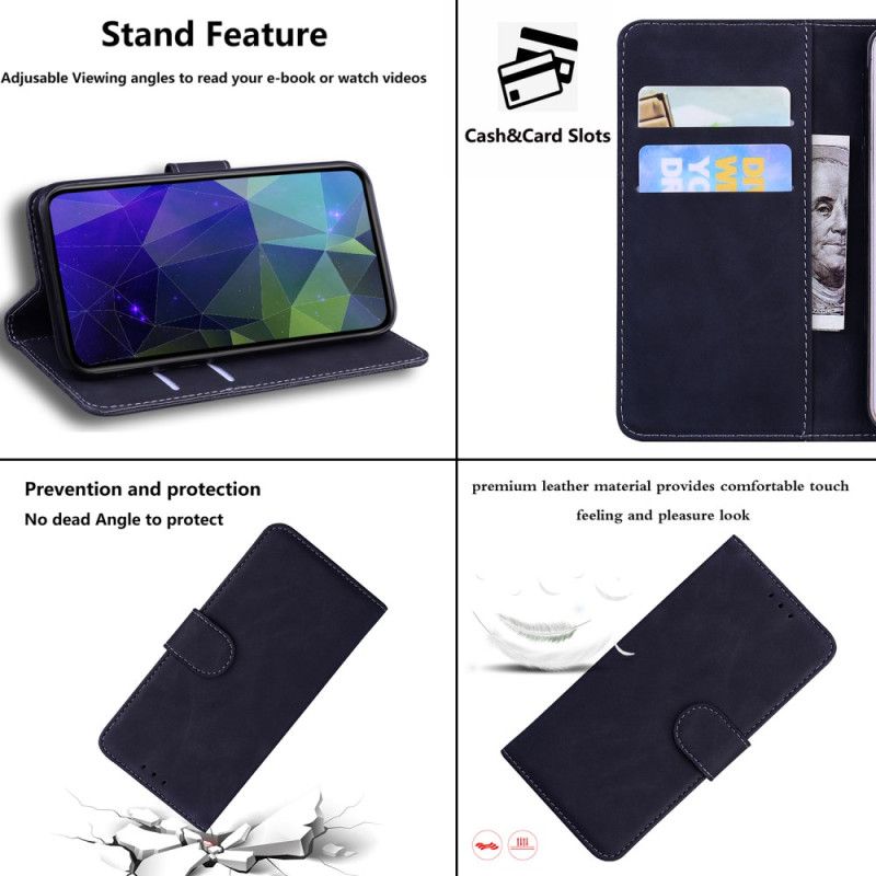 Flip Cover Realme 12 Pro / 12 Pro Plus Lædereffekt